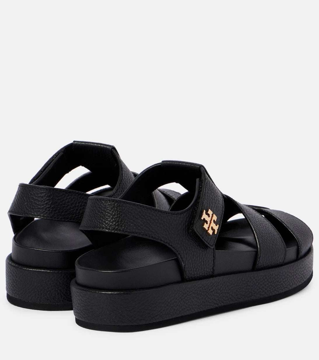 Tory Burch - Double T leather fisherman sandals