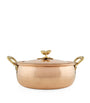 Historia Hammered Copper Braiser Pan with Lid (28cm)