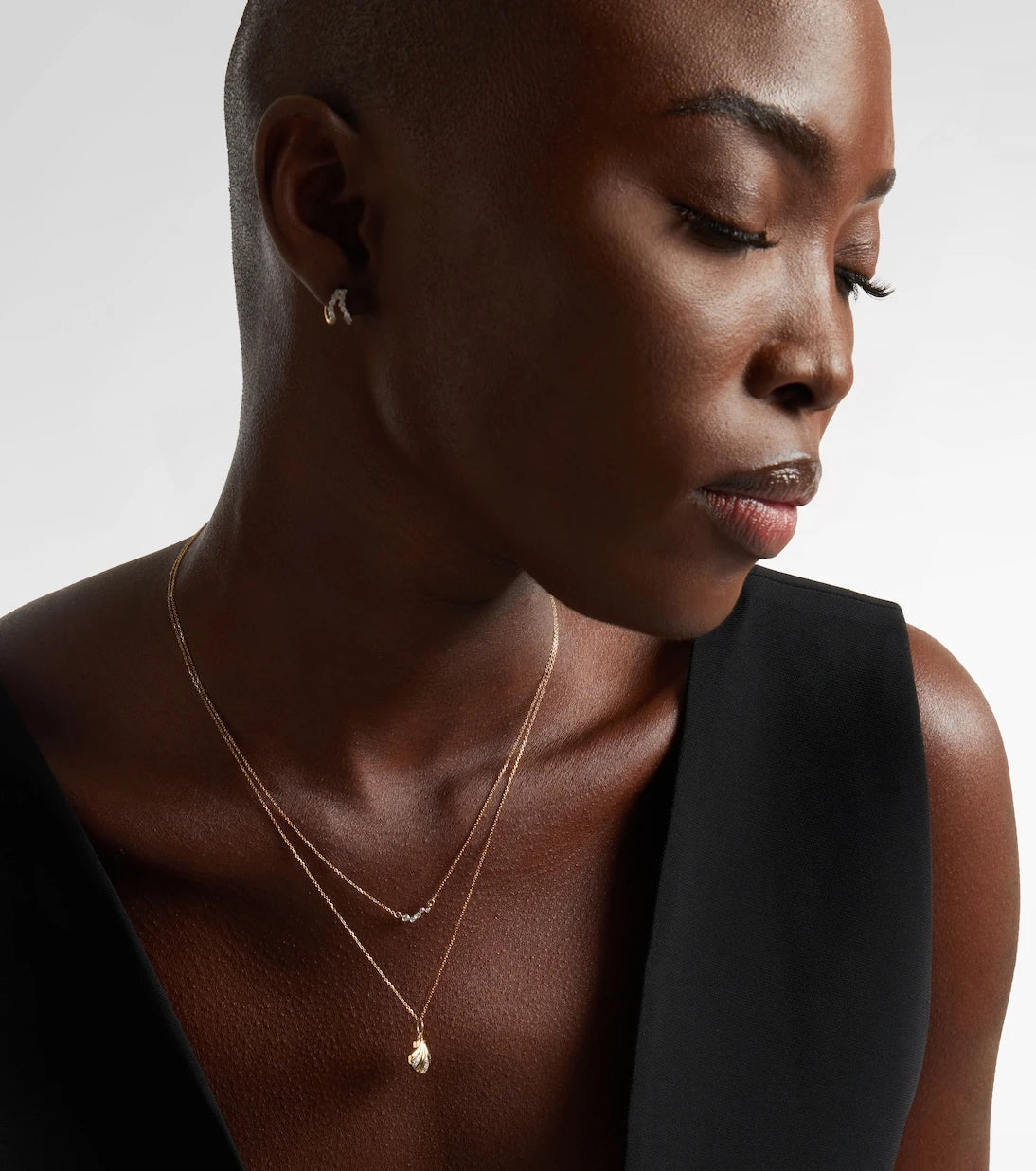 Mateo - 14kt gold necklace with diamonds
