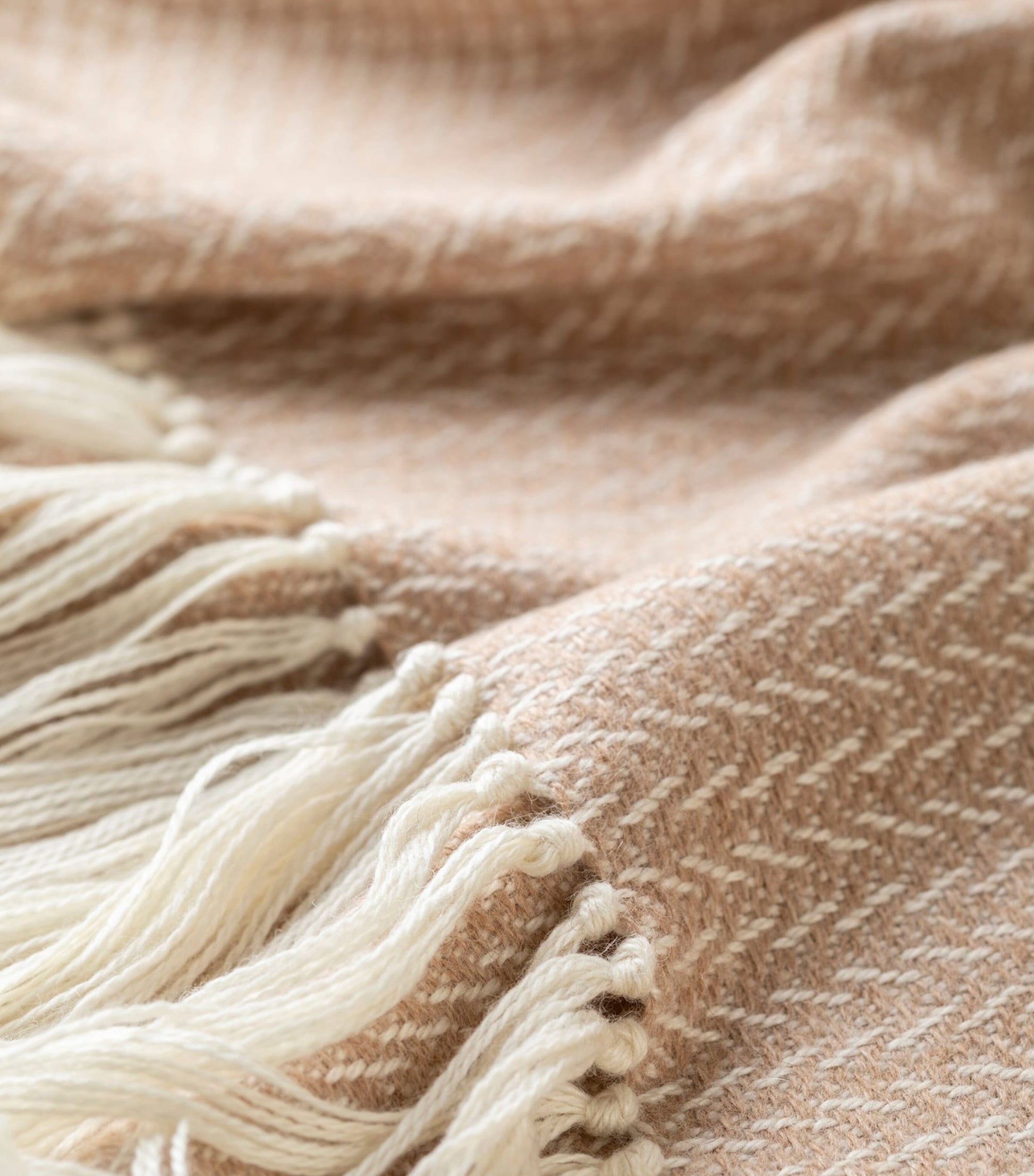 Araminta Campbell Large Alpaca-Blend Woodland Throw (150cm x 300cm)