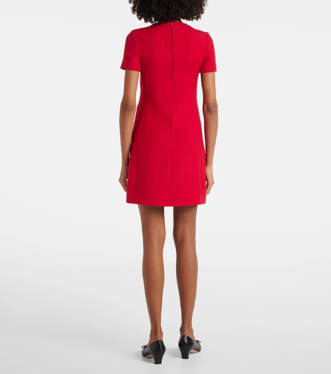 Valentino - Crepe Couture bow-detail minidress