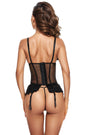 Skirted Lace Bustier Set