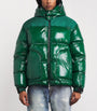 Green Down Monogram Puffer Jacket