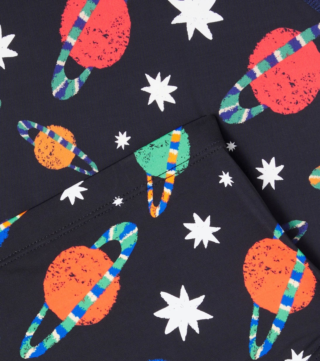 Fábula - Printed rashguard top and swim trunks set