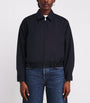 Claudie Pierlot Blue Wool-Blend Bomber Jacket