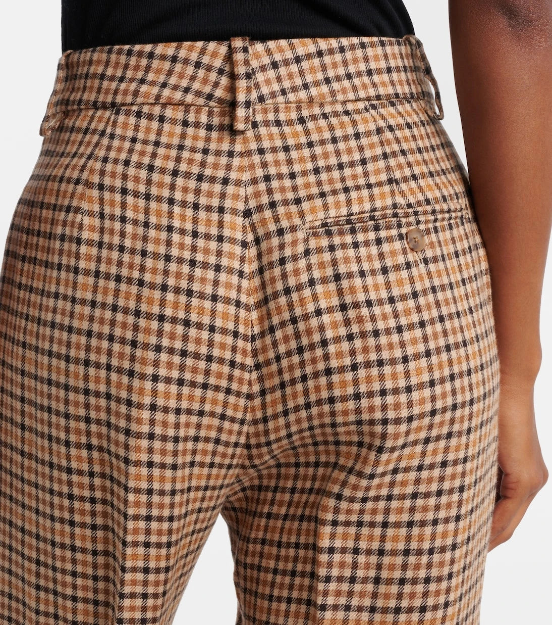 Polo Ralph Lauren - Checked linen straight pants