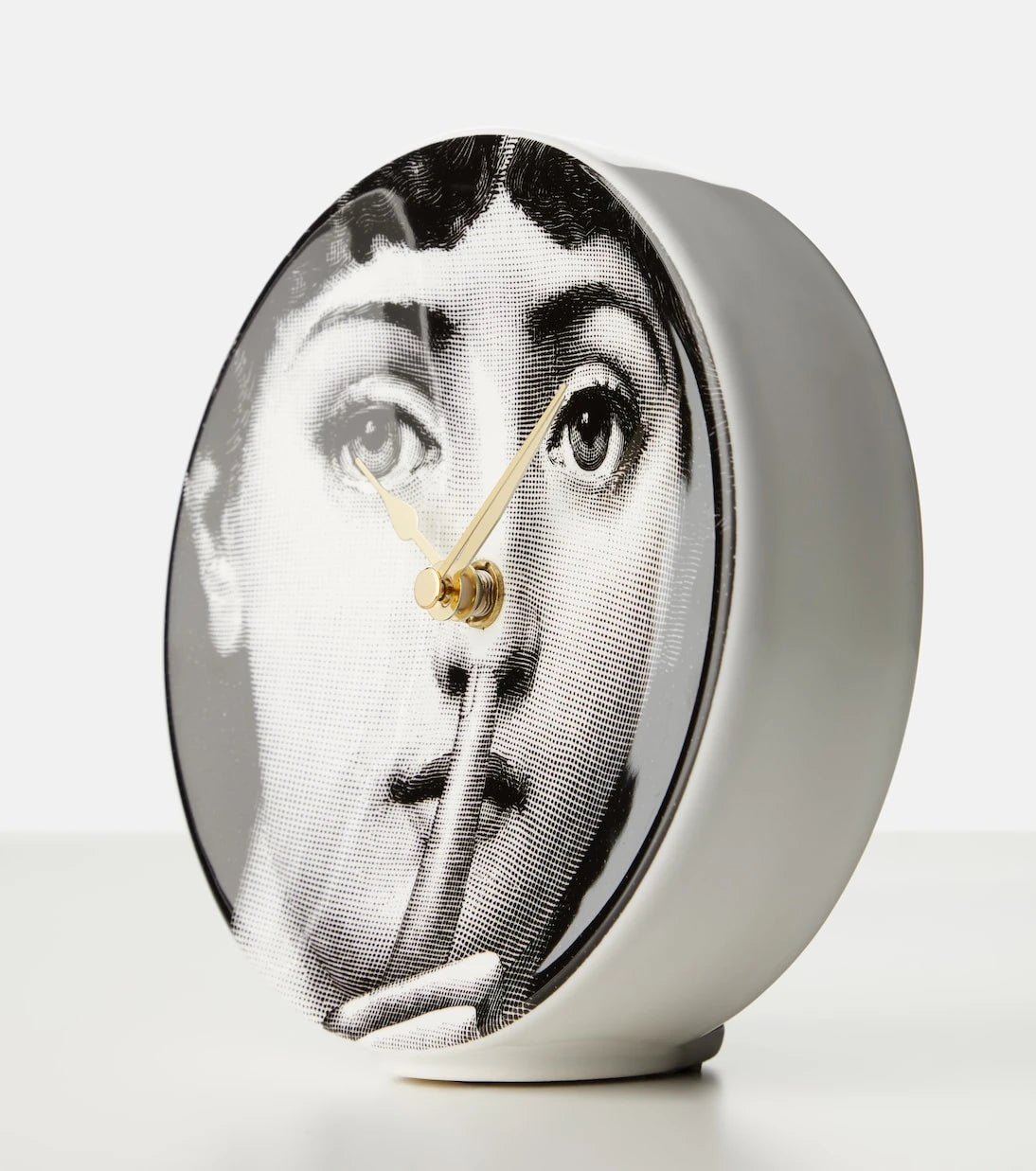 Fornasetti - Silenzio seramik masa saati