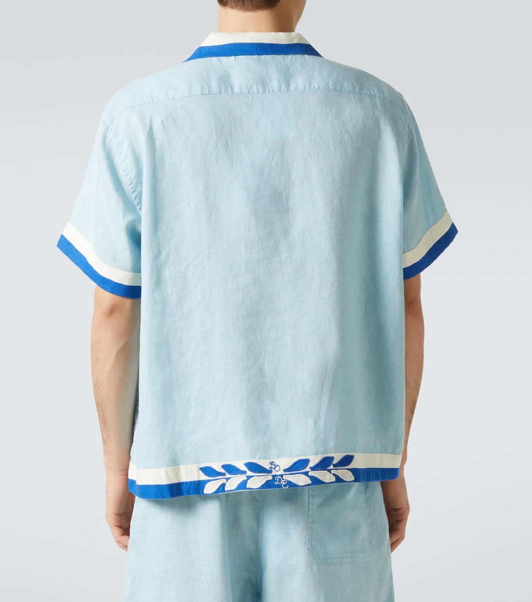 Bode - Seedling Stripe linen shirt