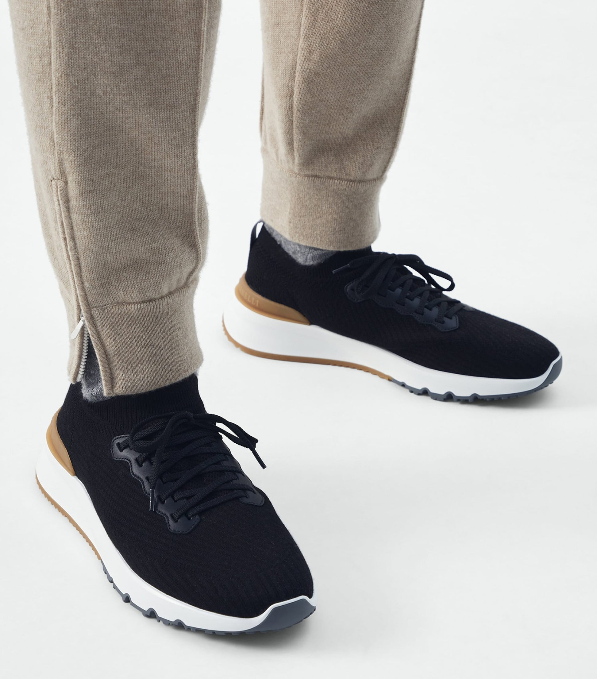 Knitted Low-Top Sneakers