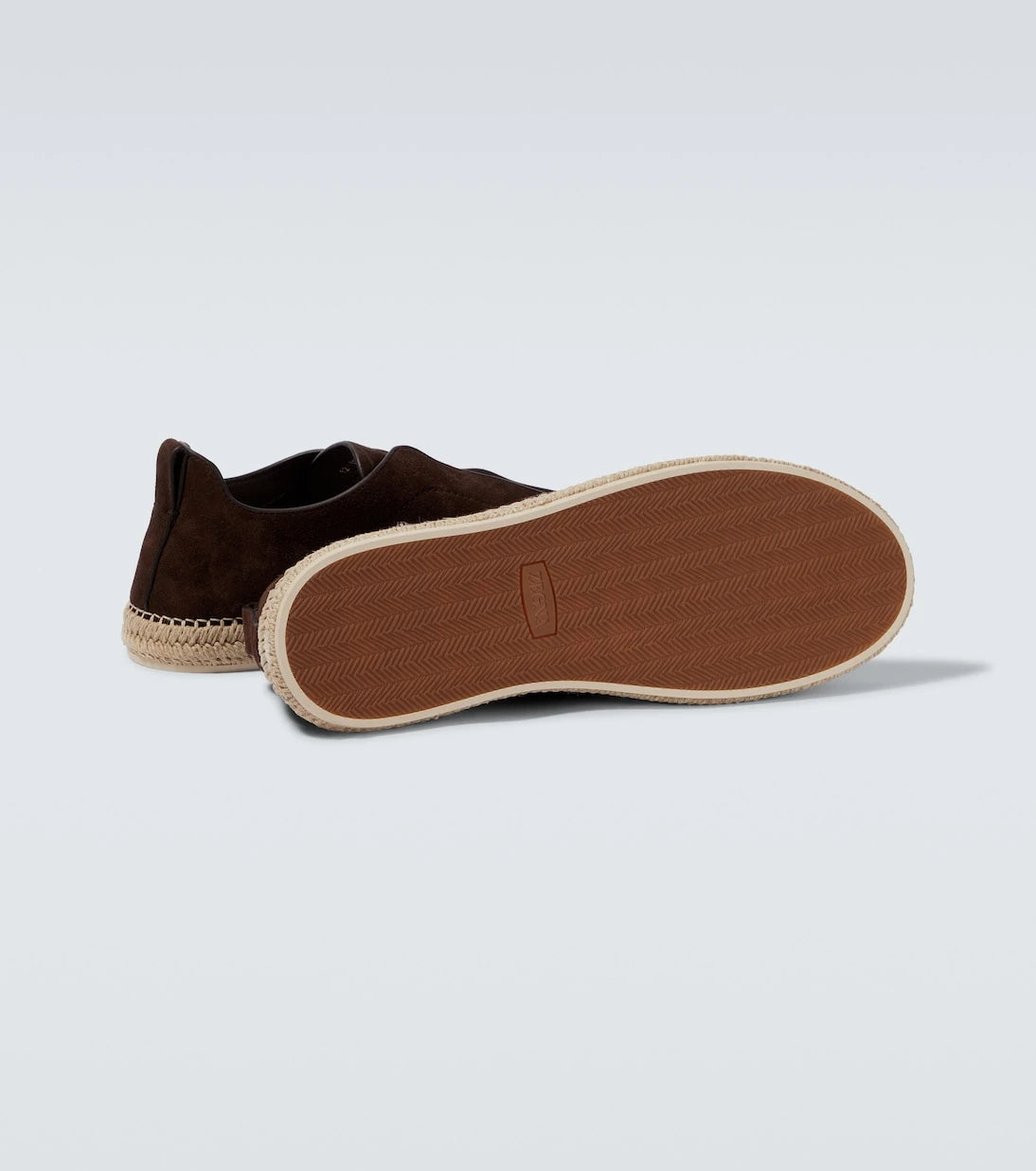 Zegna - Triple Stitch suede espadrilles