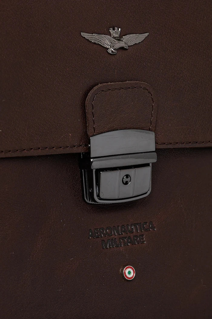 Кожена чанта Aeronautica Militare 38,5 x 29,5 x 15,5 cm