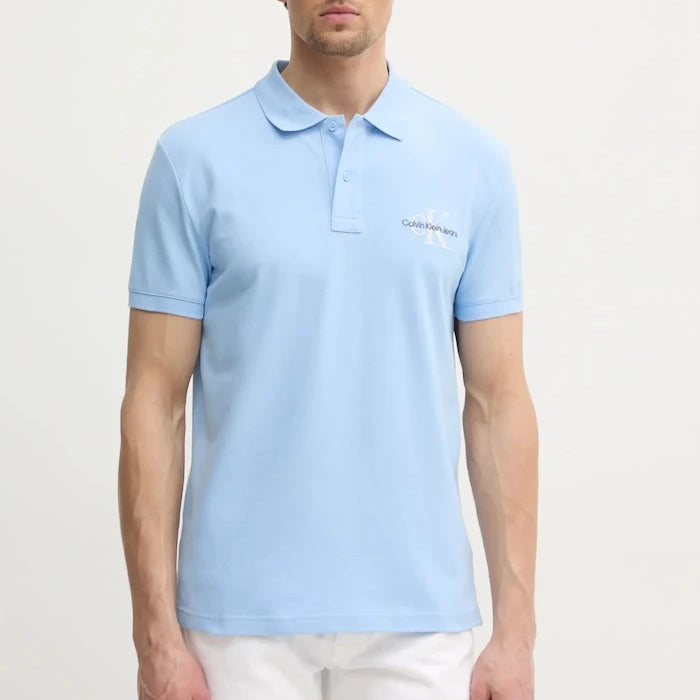 Тениска с яка Calvin Klein Jeans