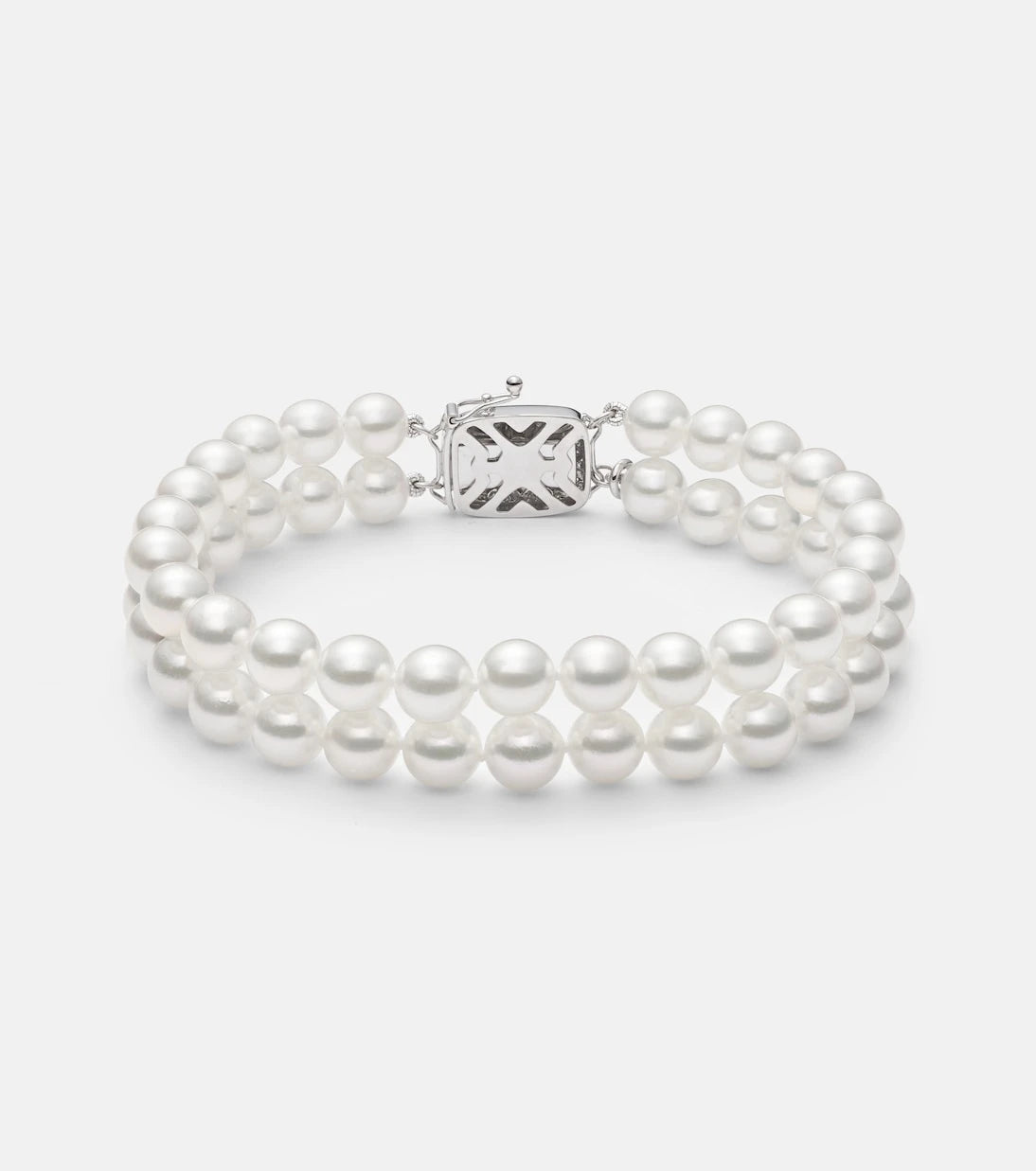 Mikimoto - 18kt white gold bracelet with pearls