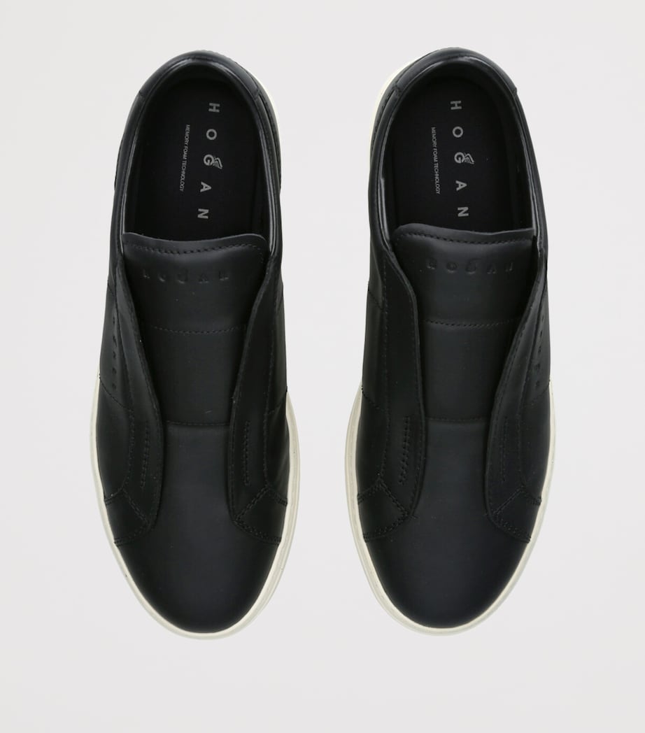 Leather H668 Slip-On Sneakers