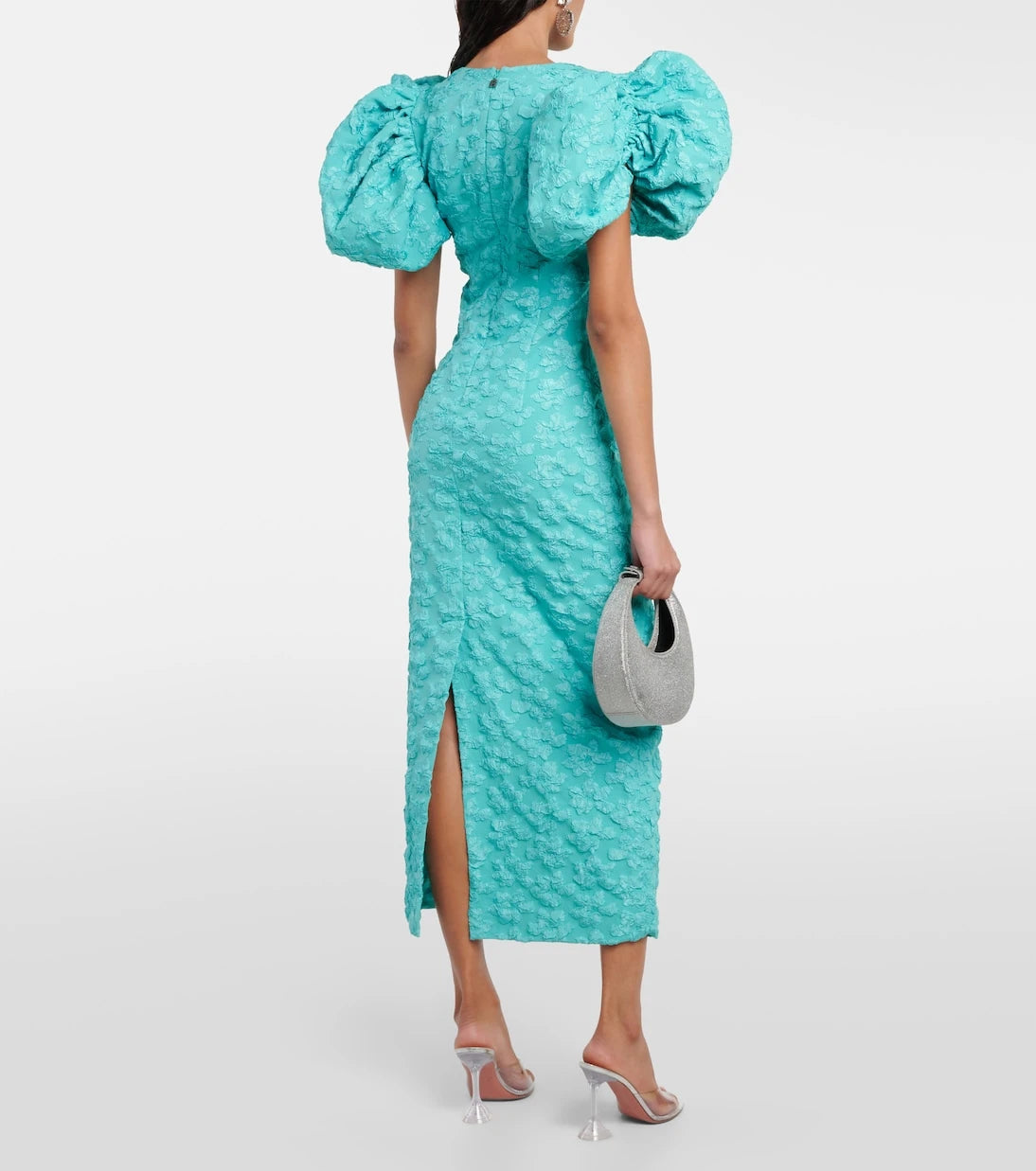 Rotate - Jacquard midi dress