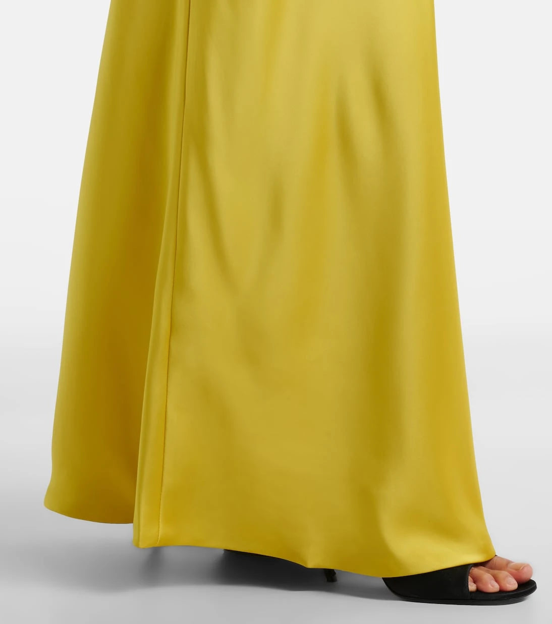 Norma Kamali - Bias off-shoulder satin gown