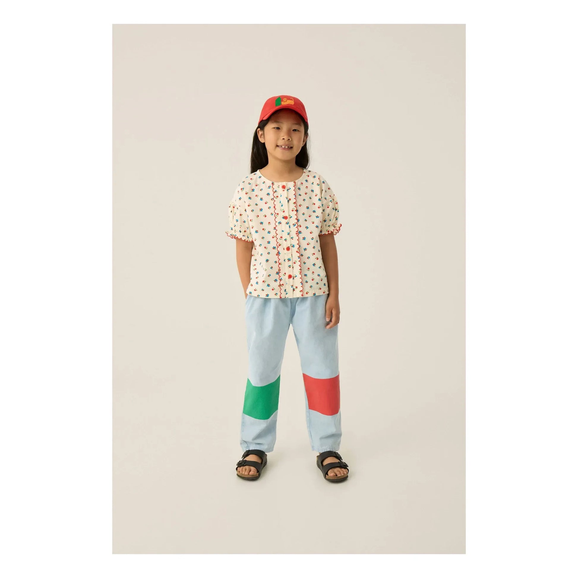 The Campamento - Blouse Fleurie | Ecru