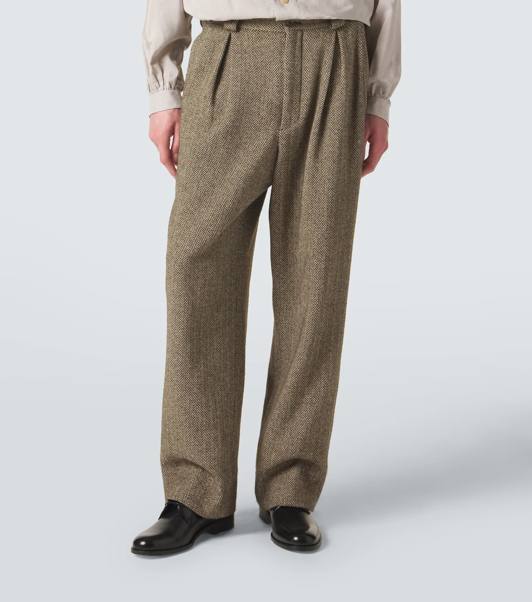 Giorgio Armani - Archivio cotton-blend straight pants