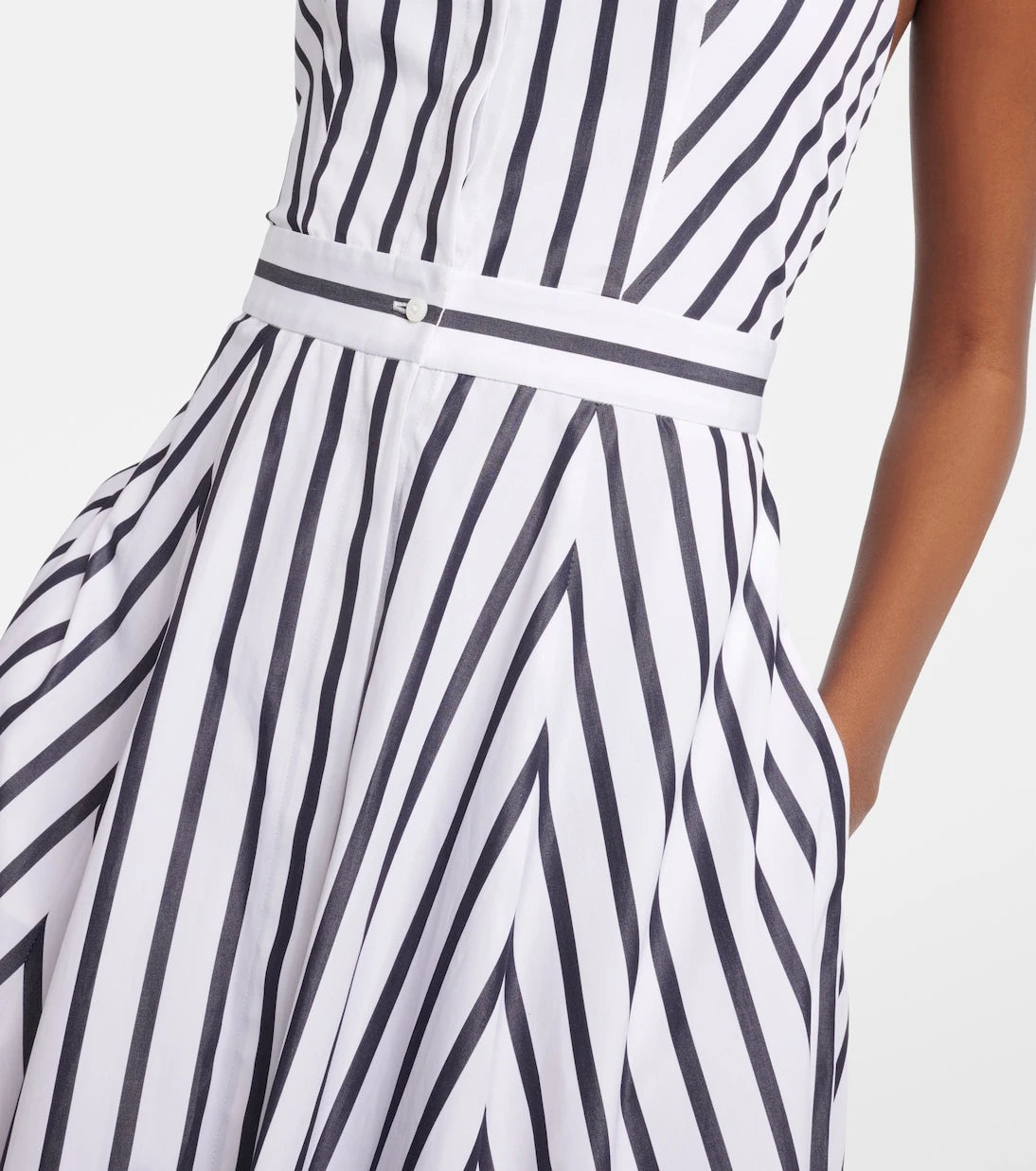 Ralph Lauren Collection - Eldred striped cotton shirt dress