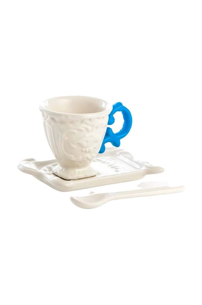 Комплект чаша, чиния и лъжица Seletti I-Wares