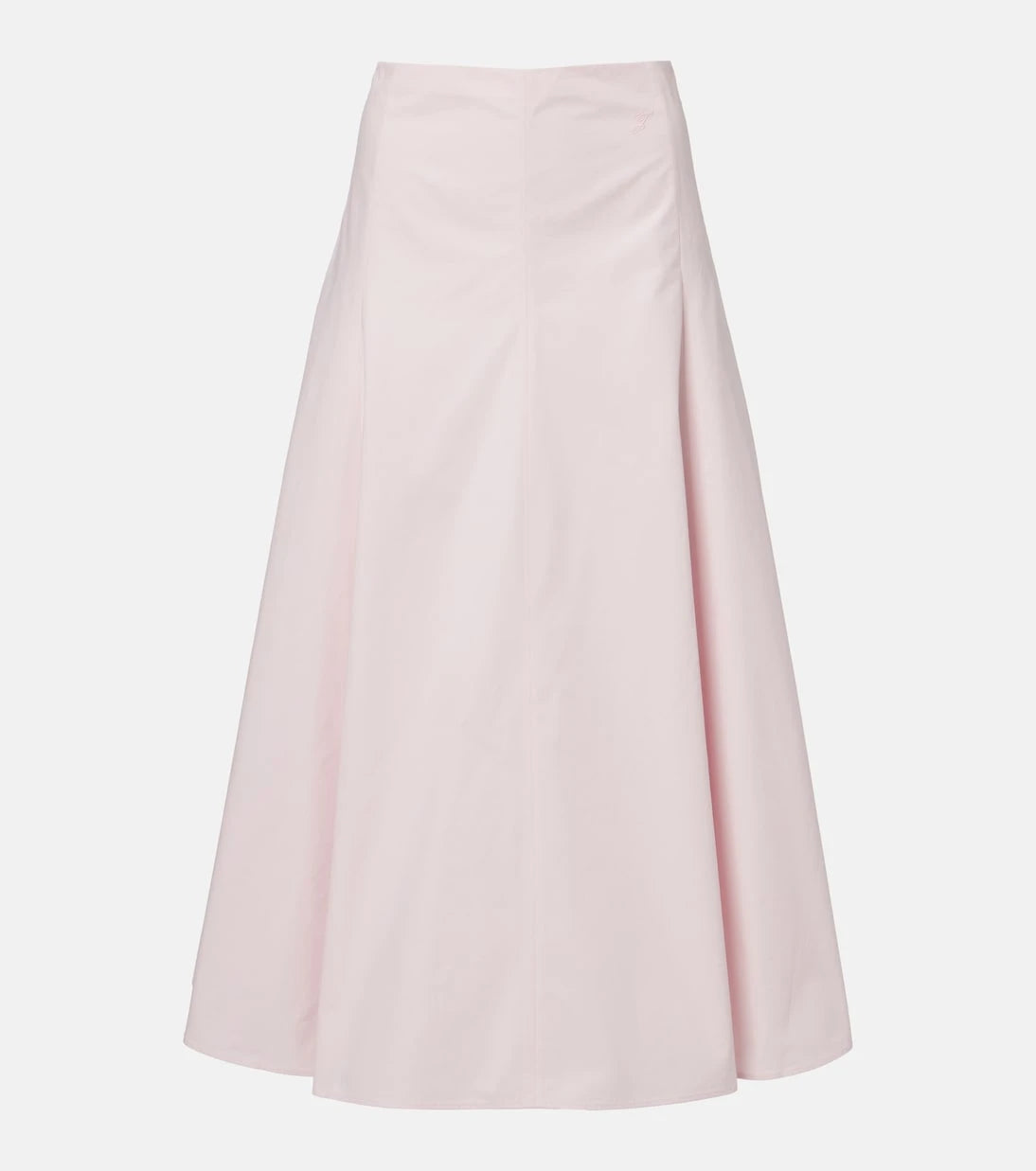 Jacquemus - Triangle cotton poplin midi skirt
