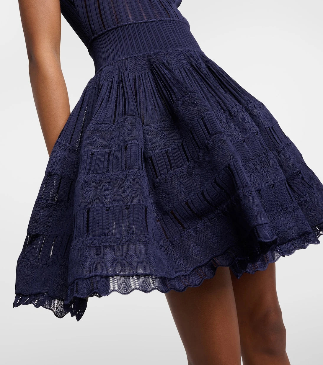 Alaïa - Ribbed-knit minidress