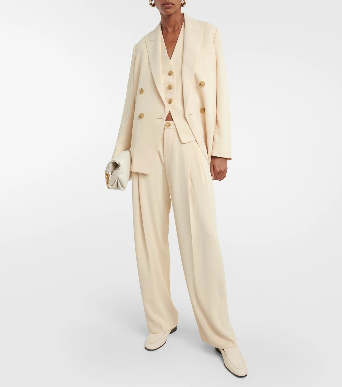 Vince - Low-rise crêpe wide pants