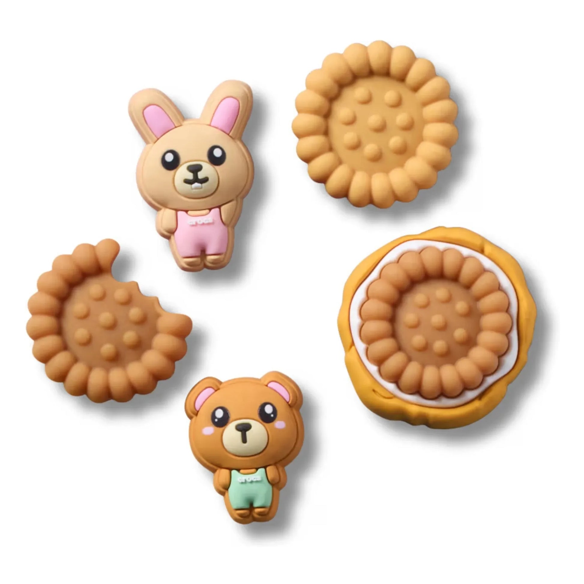 Crocs - Set of 5 Jibbitz Cookies | Brown