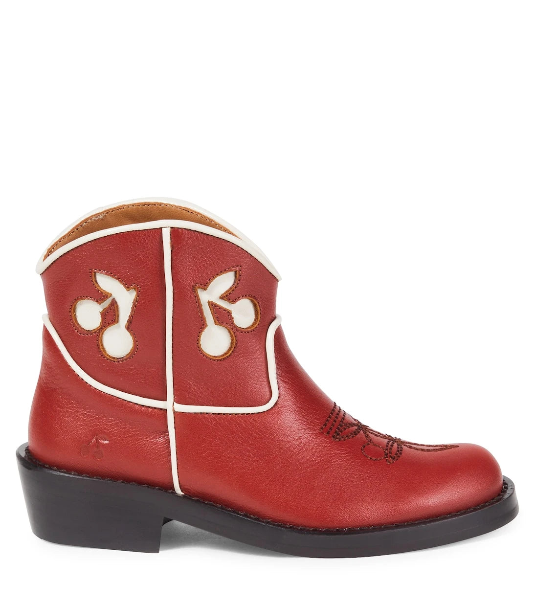 Bonpoint - Joya embroidered leather ankle boots