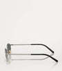 Brunello Cucinelli Silver Acetate Sunglasses