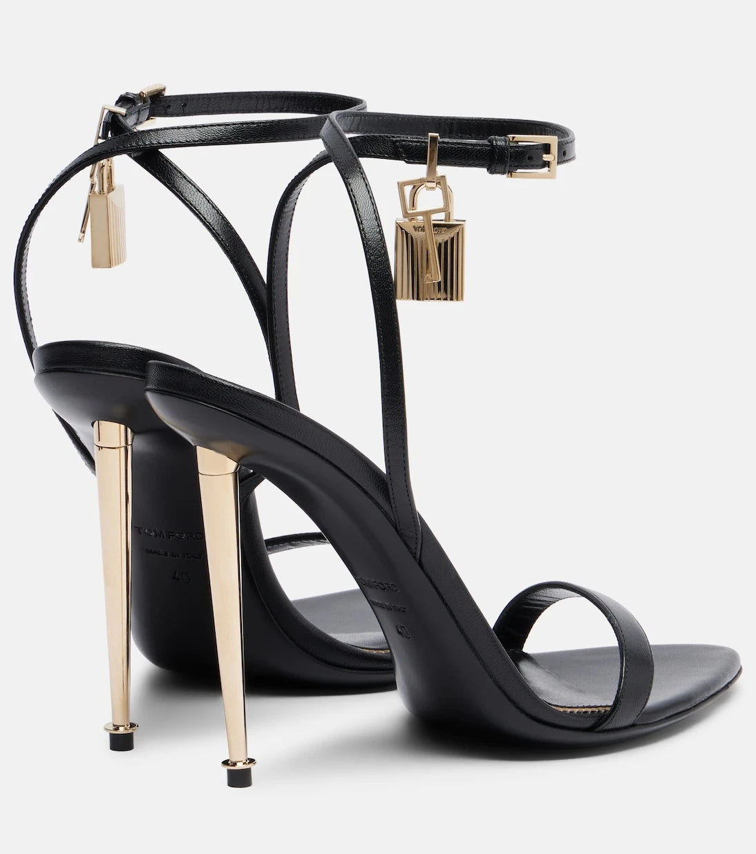 Tom Ford - Padlock leather sandals