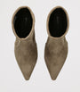 Stuart Weitzman Brown Suede Naomi Ankle Boots 50