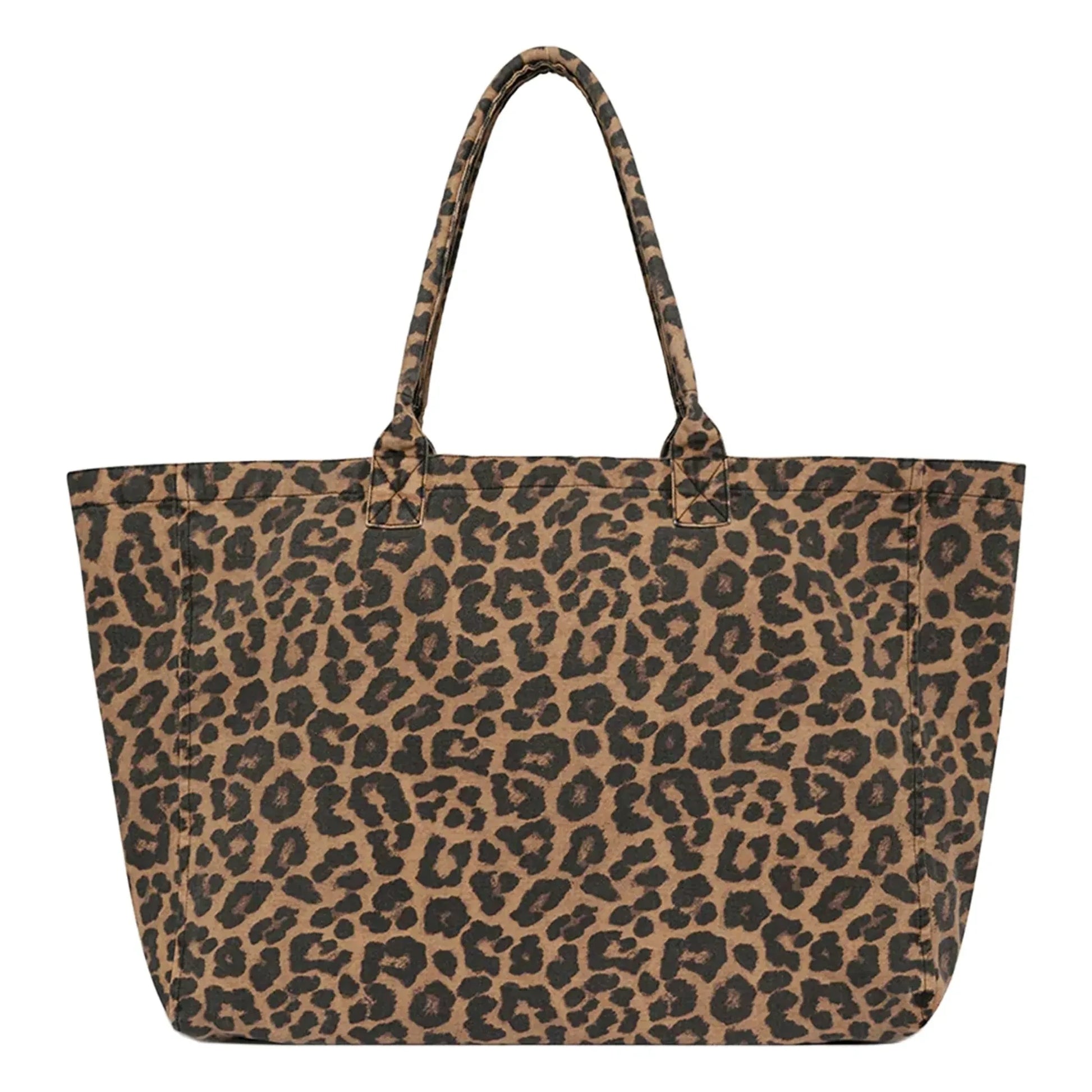 Anine Bing - Leo Leopard tote bag | Brown