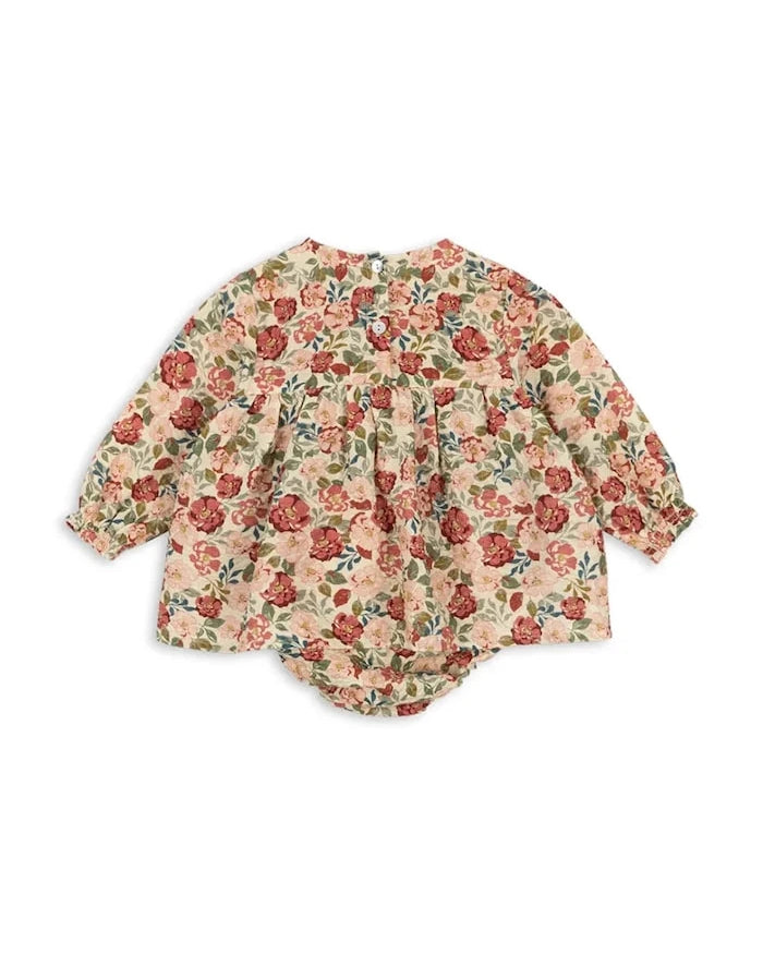 Konges Sløjd BELLA FRILL ROMPER GOTS Bebek Pamuk Elbise
