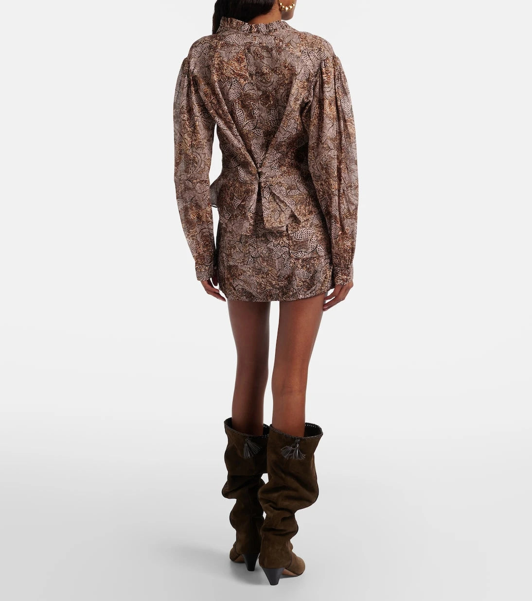 Isabel Marant - Coralie printed cotton miniskirt