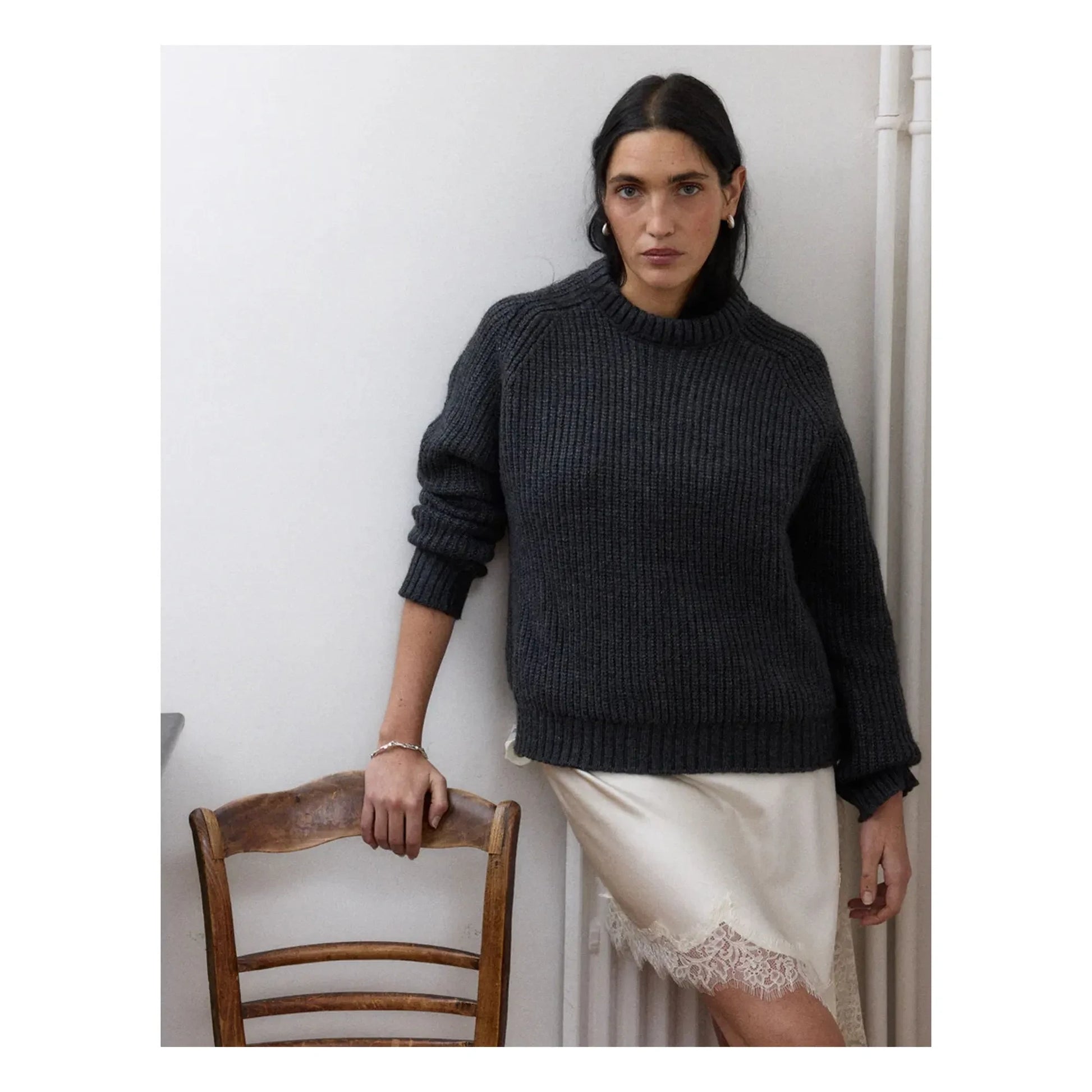Louise Damas - Créoles La Craquelée | Silver