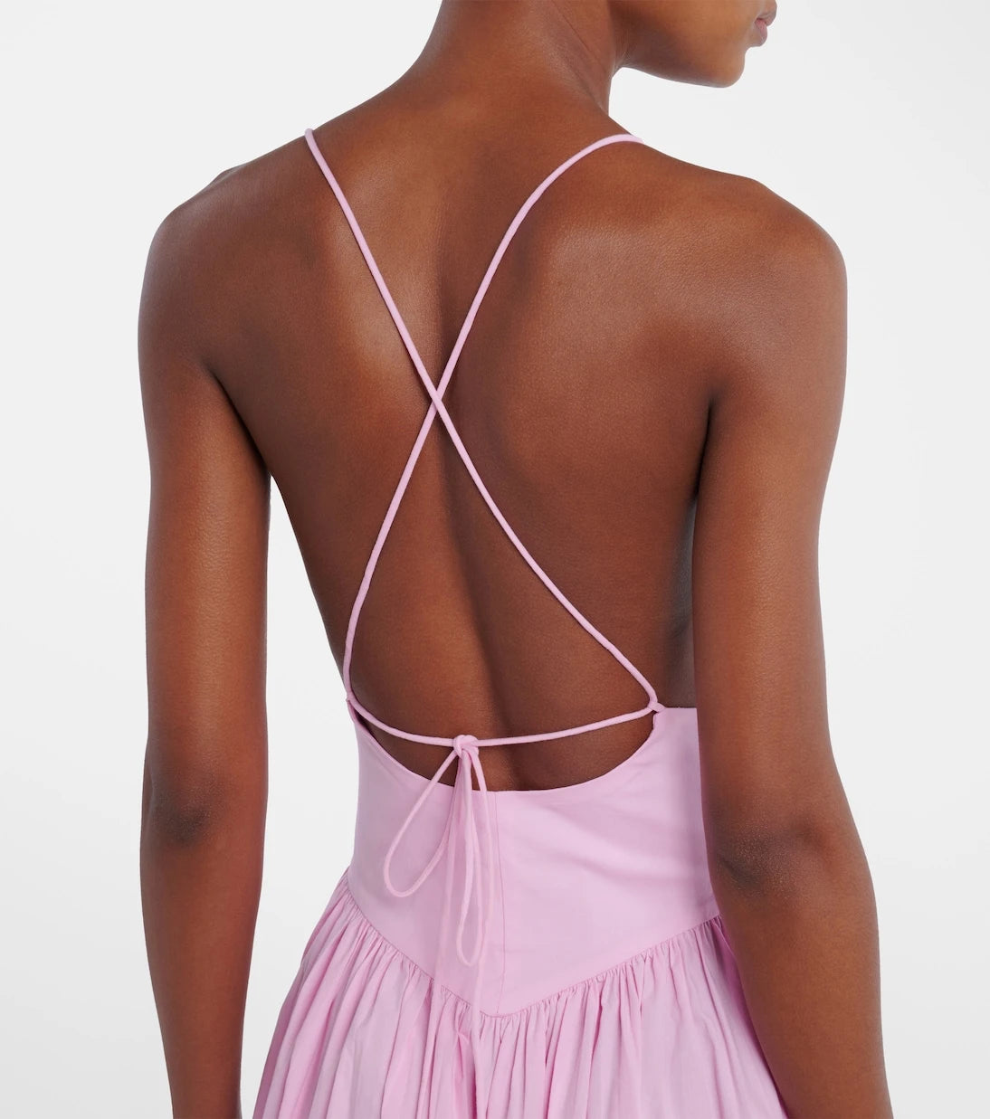 Adriana Degreas - Open-back cotton maxi dress