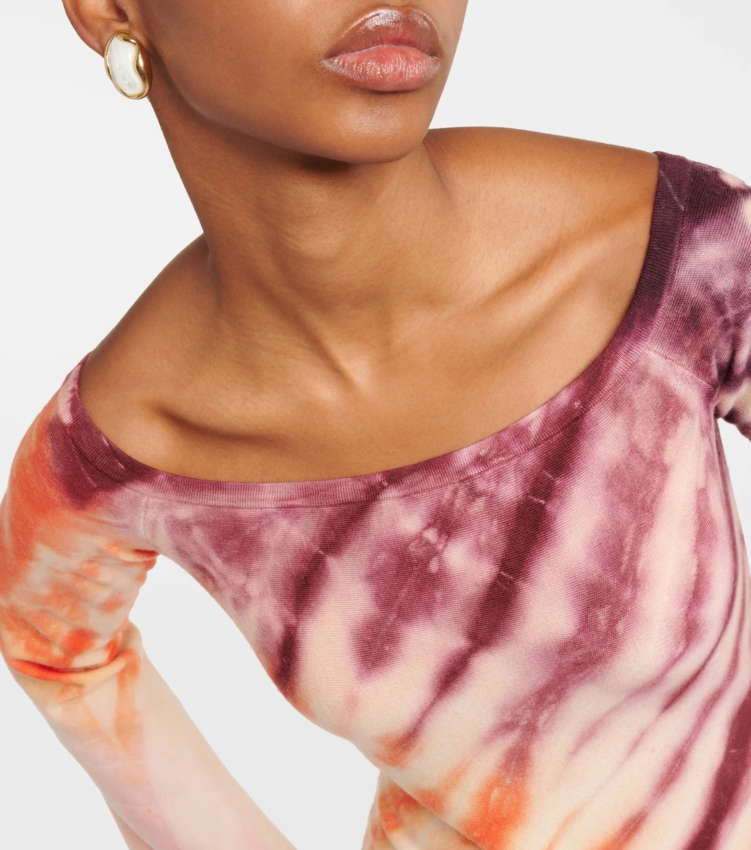 Gabriela Hearst - Kells tie-dye off-shoulder maxi dress
