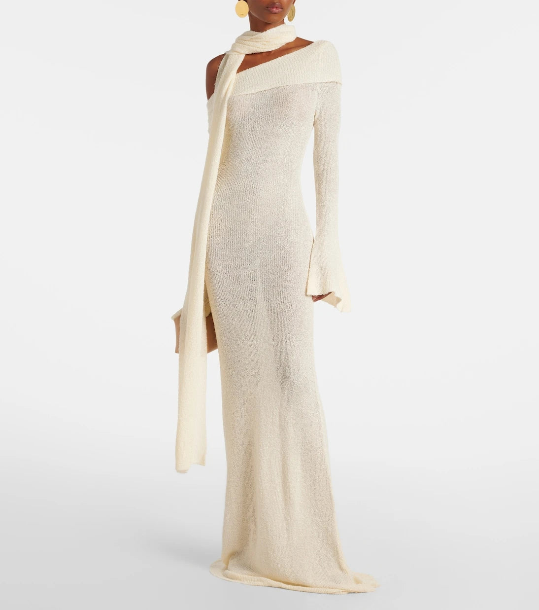 Aya Muse - Ursa scarf-detail maxi dress