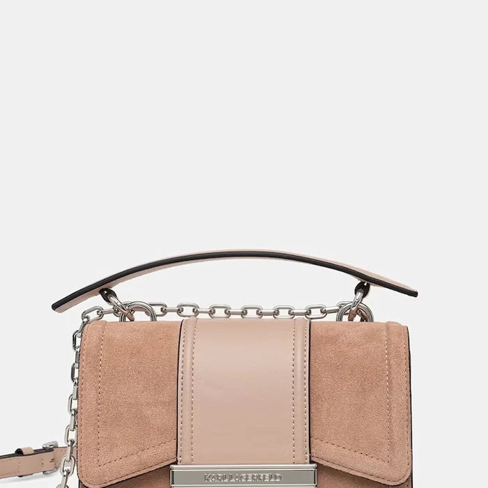 Karl Lagerfeld kadın süet crossbody çanta K/NOVA