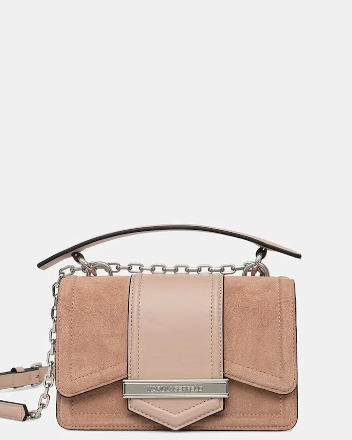 Karl Lagerfeld kadın süet crossbody çanta K/NOVA