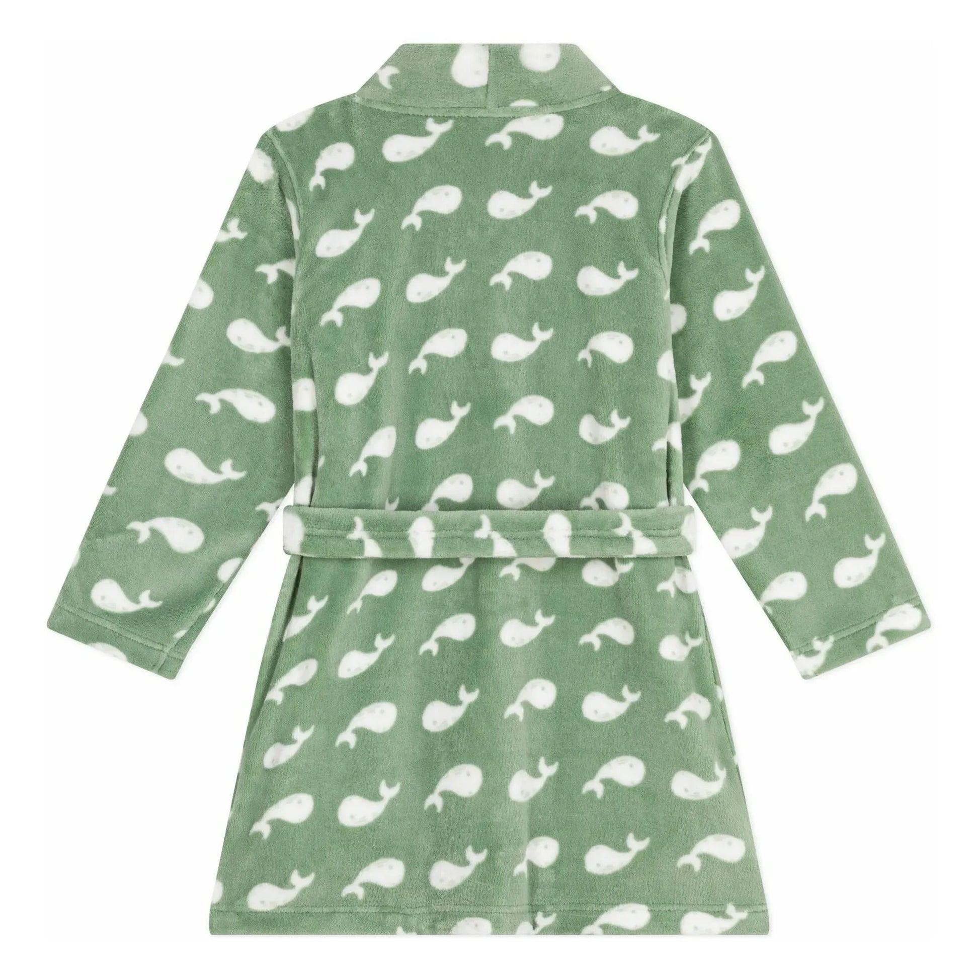 Petit Bateau - Whale Bathrobe | Sage
