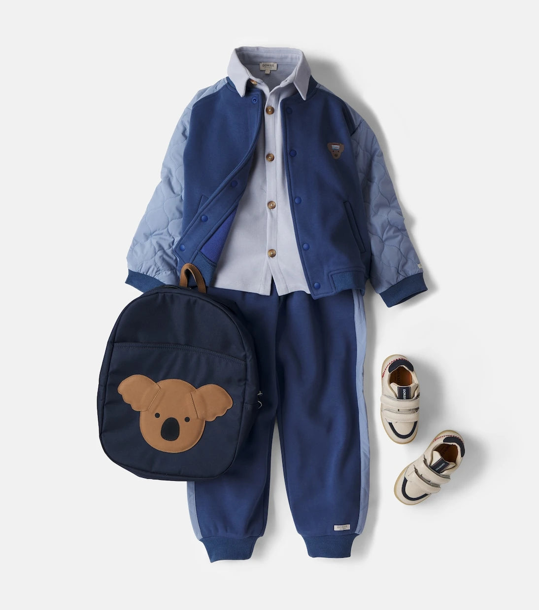 Donsje - Pibbe leather-trimmed backpack