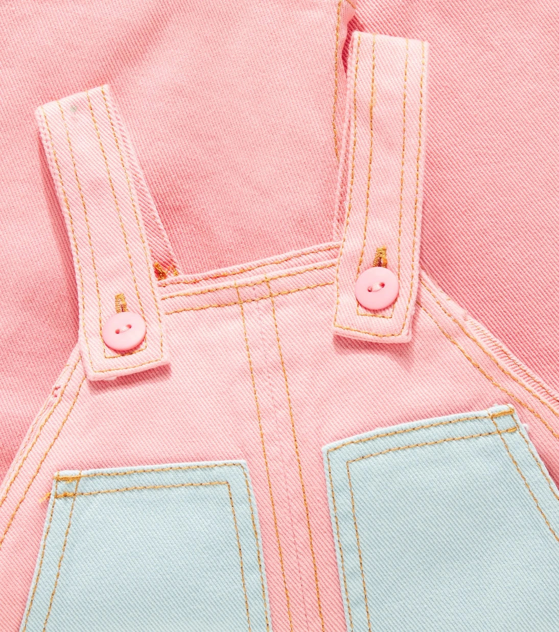 Tinycottons - Baby colorblock cotton overall