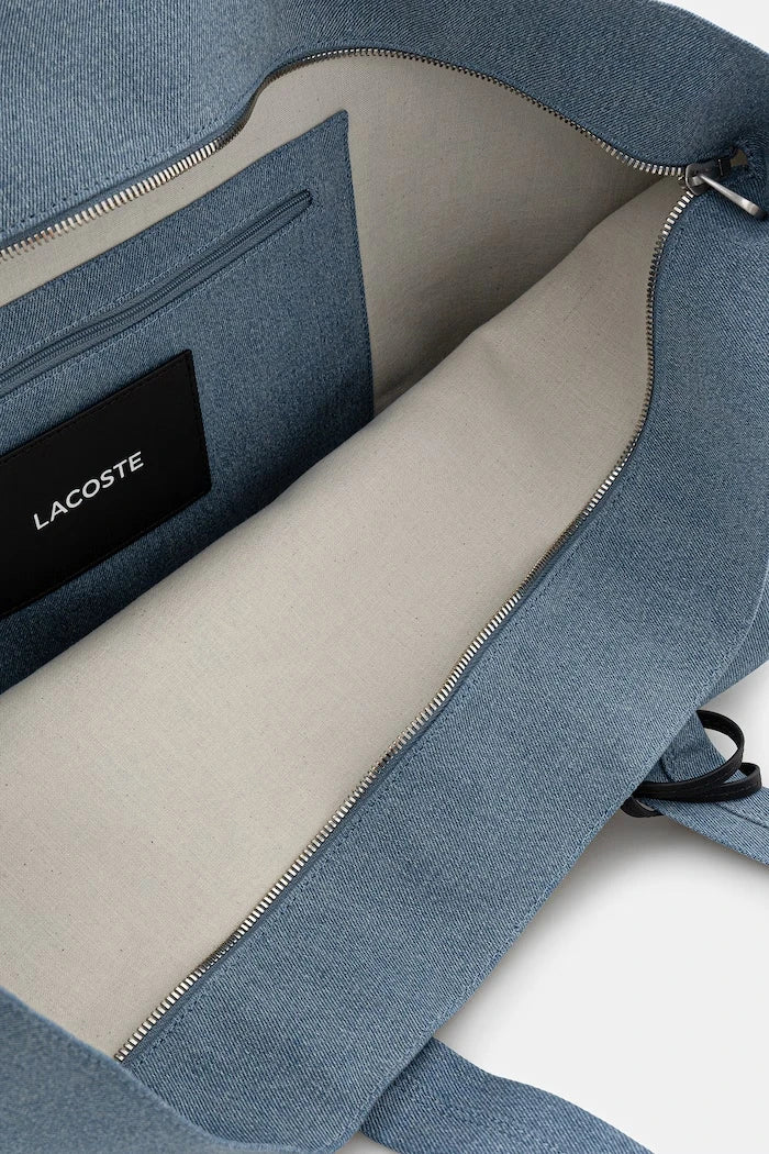 Lacoste denim kadın tote çanta