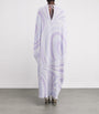 Purple Iride Kaftan Maxi Dress