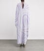 Purple Iride Kaftan Maxi Dress