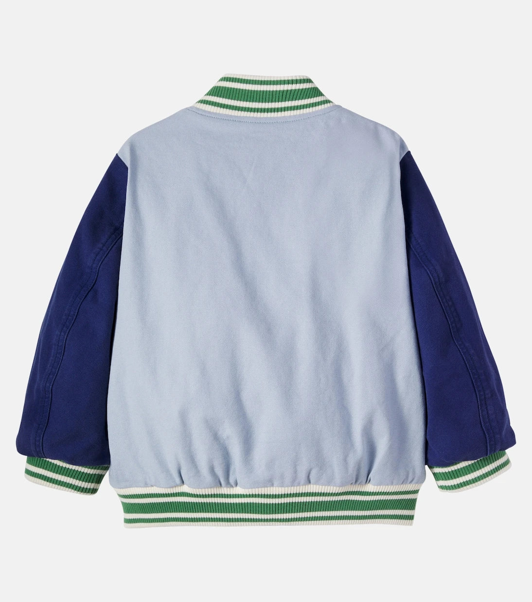 Stella McCartney Kids - Cotton canvas varsity jacket