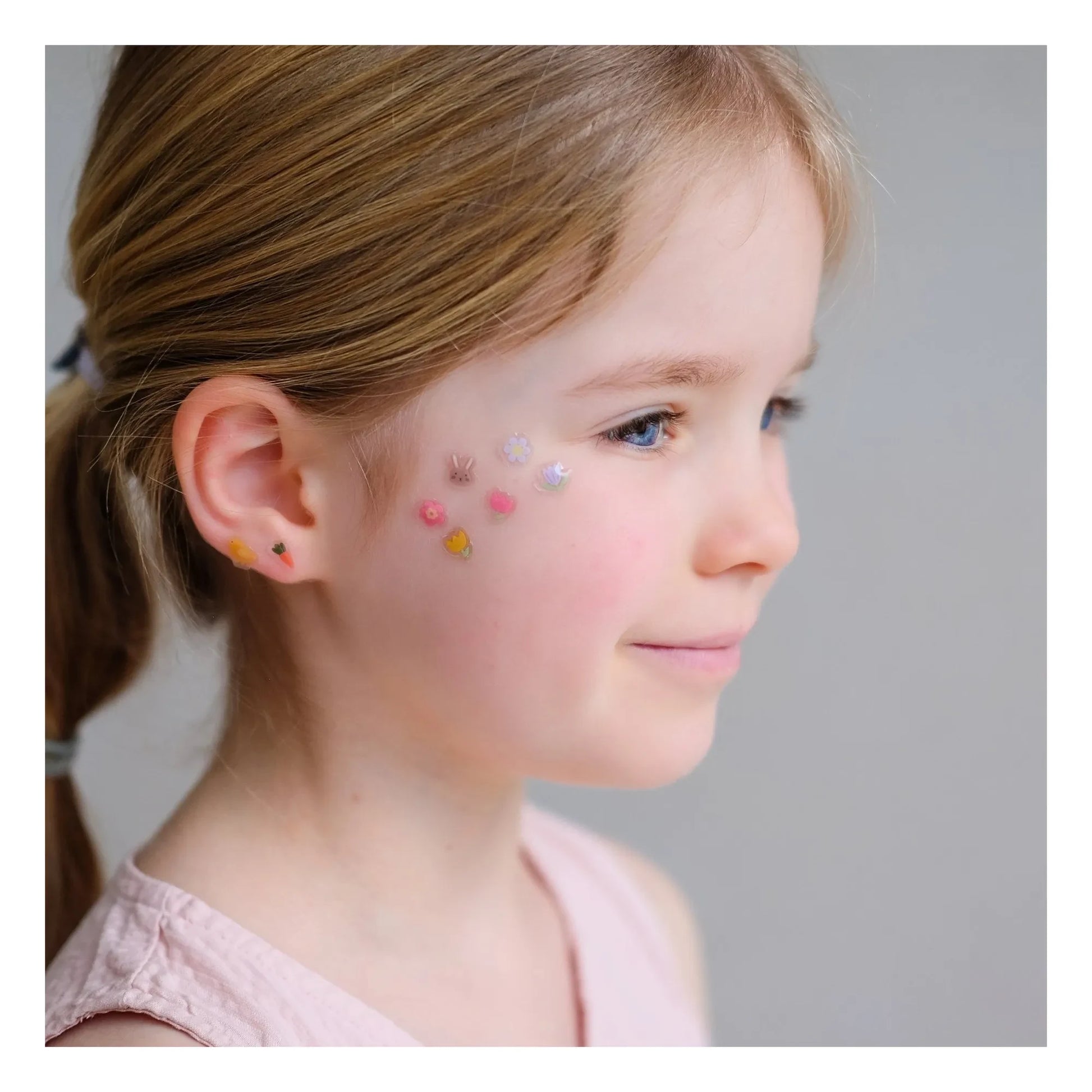 Mimi & Lula - Easter self-adhesive earrings | Yellow