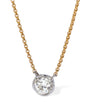 Gold and Diamond Whoopsie Daisy Necklace